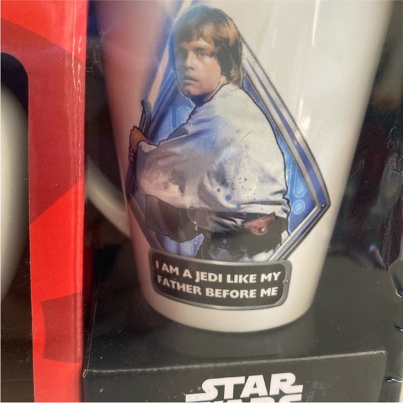 New Disney Star Wars Luke Skywalker and Darth Vader Father and Son 2 Mug Set - Picture 5 of 5